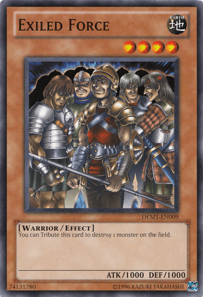 Common, Demo Pack, Earth, Effect Monster, Unlimited, Warrior Exiled Force [DEM1-EN009] Common - Trading Card World