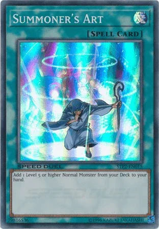 Normal Spell, Speed Duel: Tournament Pack 2, Spell, Super Rare, Unlimited Summoner's Art [STP2-EN015] Super Rare - Trading Card World