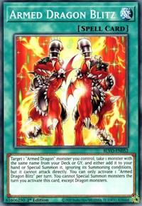 1st Edition, Blazing Vortex, Common, Normal Spell, Spell Armed Dragon Blitz [BLVO-EN052] Common - Trading Card World
