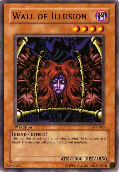 1st Edition, Common, Dark, Effect Monster, Fiend, Starter Deck: Yugi Evolution, Unlimited Wall of Illusion [SYE-016] Common - Trading Card World