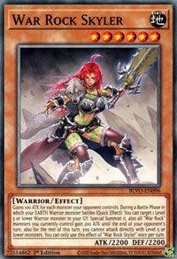 1st Edition, Blazing Vortex, Common, Earth, Effect Monster, Warrior War Rock Skyler [BLVO-EN096] Common - Trading Card World