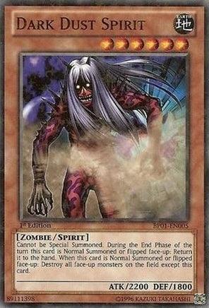 1st Edition, Battle Pack: Epic Dawn, Earth, Effect Monster, Starfoil Rare, Unlimited, Zombie Dark Dust Spirit [BP01-EN005] Starfoil Rare - Trading Card World