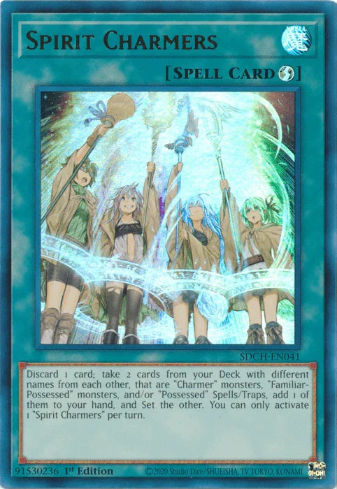 1st Edition, Quick Play Spell, Spell, Structure Deck: Spirit Charmers, Ultra Rare Spirit Charmers [SDCH-EN041] Ultra Rare - Trading Card World