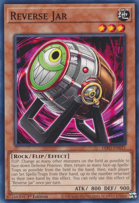 1st Edition, Common, Dimension Force, Earth, Flip monster, Rock Reverse Jar [DIFO-EN031] Common - Trading Card World