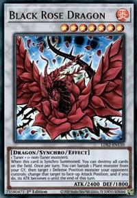 1st Edition, Dragon, Fire, Legendary Duelists: Season 2, Synchro/Effect Monster, Ultra Rare Black Rose Dragon [LDS2-EN110] Ultra Rare - Trading Card World