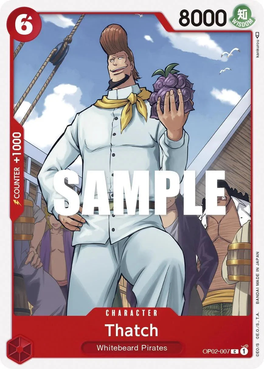 Character, Common, Paramount War, Whitebeard Pirates Thatch [Paramount War] - Trading Card World