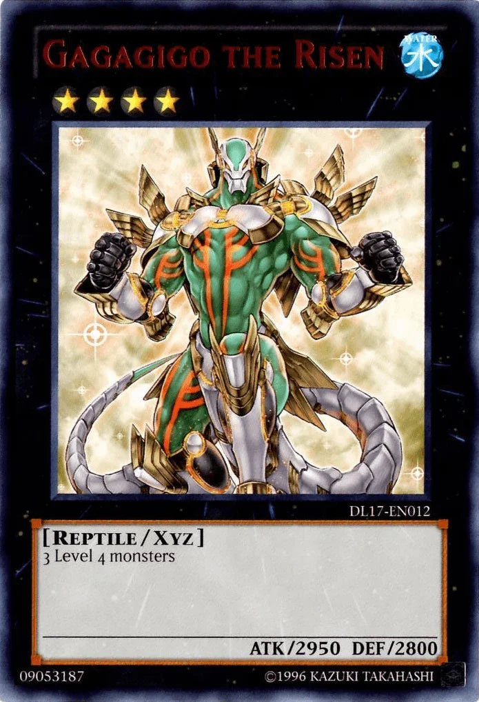 Duelist League Promo, Rare, Reptile, Unlimited, Water, Xyz Monster Gagagigo the Risen (Red) [DL17-EN012] Rare - Trading Card World