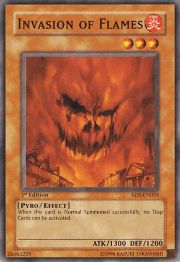1st Edition, Common, Effect Monster, Fire, Pyro, Rise of Destiny, Unlimited Invasion of Flames [RDS-EN024] Common - Trading Card World