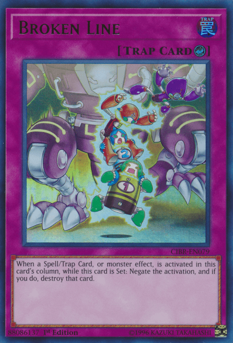 1st Edition, Circuit Break, Counter Trap, Trap, Ultra Rare, Unlimited Broken Line [CIBR-EN079] Ultra Rare - Trading Card World