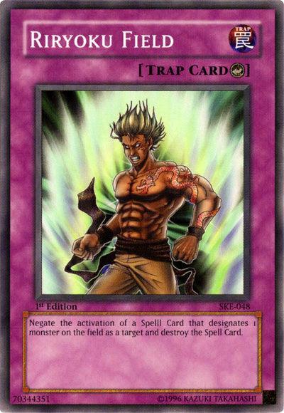 1st Edition, Common, Counter Trap, Starter Deck: Kaiba Evolution, Trap, Unlimited Riryoku Field [SKE-048] Common - Trading Card World