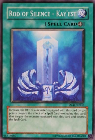 Common, Dark Crisis, Equip Spell, Spell, Unlimited Rod of Silence - Kay'est [DCR-EN036] Common - Trading Card World