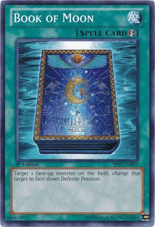 1st Edition, Battle Pack: Epic Dawn, Common, Quick Play Spell, Spell, Unlimited Book of Moon [BP01-EN072] Common - Trading Card World