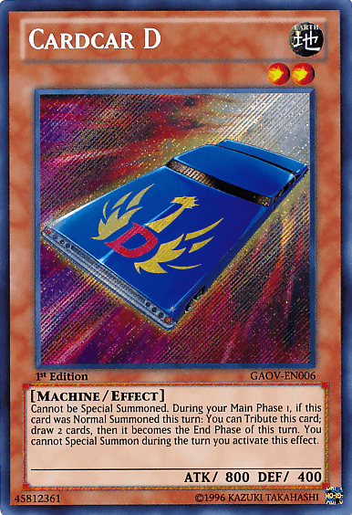 1st Edition, Earth, Effect Monster, Galactic Overlord, Machine, Secret Rare, Unlimited Cardcar D [GAOV-EN006] Secret Rare - Trading Card World