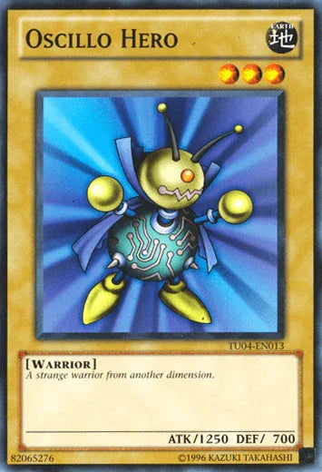 Common, Earth, Normal Monster, Turbo Pack: Booster Four, Unlimited, Warrior Oscillo Hero [TU04-EN013] Common - Trading Card World
