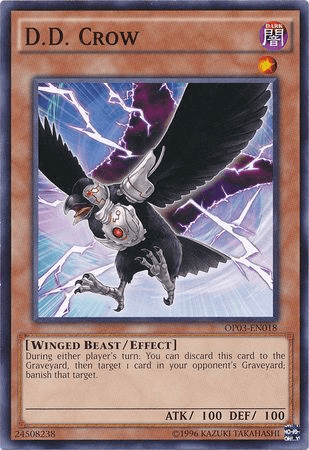 Common, Dark, Effect Monster, OTS Tournament Pack 3, Unlimited, Winged Beast D.D. Crow [OP03-EN018] Common - Trading Card World