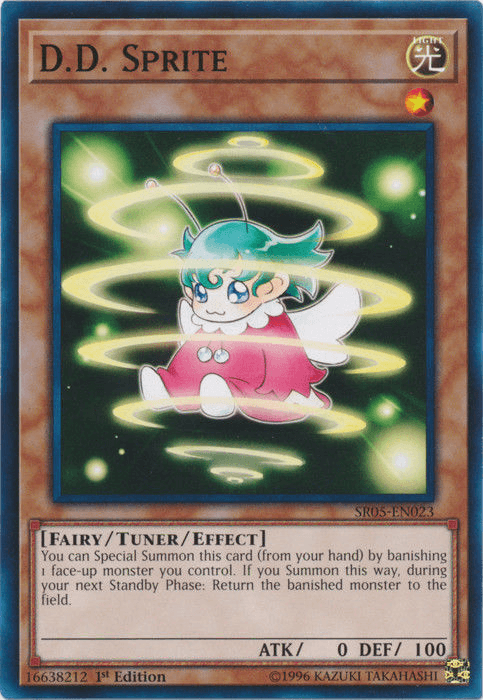 1st Edition, Common, Fairy, Light, Structure Deck: Wave of Light, Tuner/Effect Monster D.D. Sprite [SR05-EN023] Common - Trading Card World