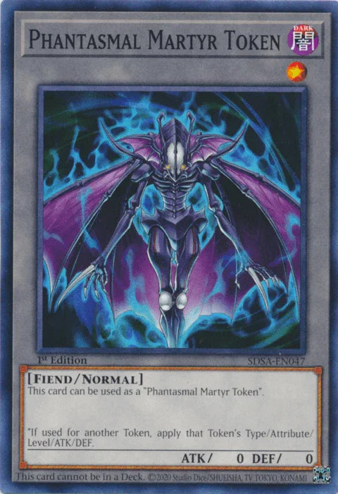 1st Edition, Common, Dark, Fiend, Normal Monster, Structure Deck: Sacred Beasts Phantasmal Martyr Token [SDSA-EN047] Common - Trading Card World