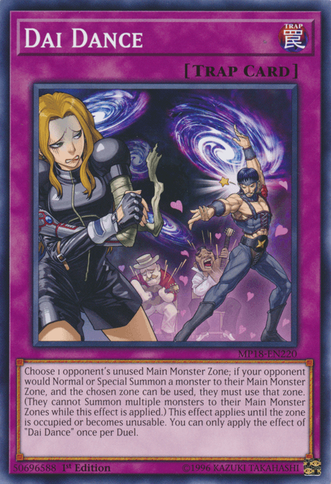 1st Edition, 2018 Mega-Tins Mega Pack, Common, Normal Trap, Trap Dai Dance [MP18-EN220] Common - Trading Card World