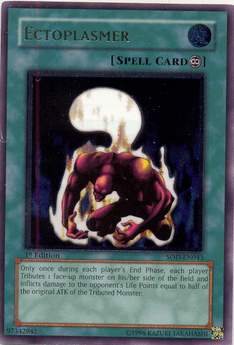 1st Edition, Continuous Spell, Soul of the Duelist, Spell, Ultimate Rare, Unlimited Ectoplasmer [SOD-EN043] Ultimate Rare - Trading Card World