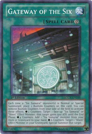 1st Edition, Common, Continuous Spell, Legendary Collection 2, Spell, Unlimited Gateway of the Six [LCGX-EN259] Common - Trading Card World