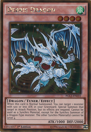 1st Edition, Dragon, Gold Rare, Premium Gold: Return of the Bling, Tuner/Effect Monster, Unlimited, Wind Debris Dragon [PGL2-EN031] Gold Rare - Trading Card World