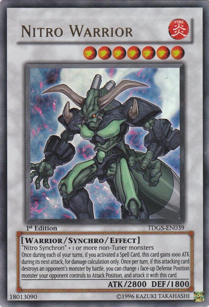 1st Edition, Fire, Synchro/Effect Monster, The Duelist Genesis, Ultra Rare, Unlimited, Warrior Nitro Warrior [TDGS-EN039] Ultra Rare - Trading Card World