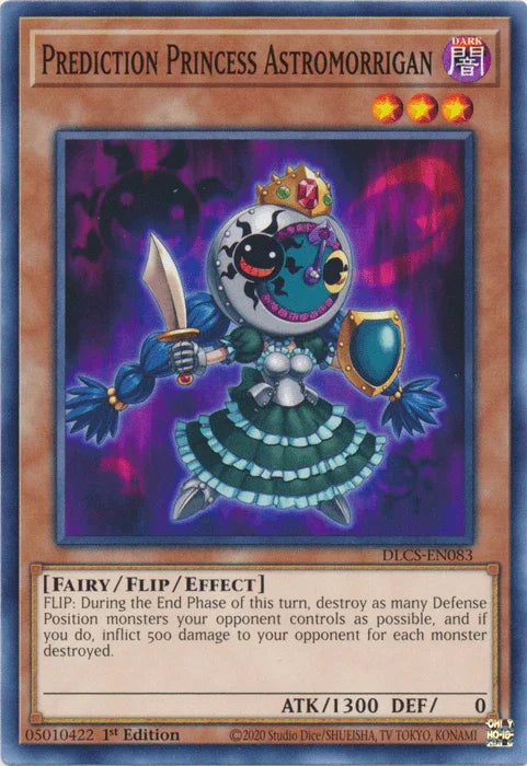 1st Edition, Common, Dark, Dragons of Legend: The Complete Series, Fairy, Flip/Effect Monster Prediction Princess Astromorrigan [DLCS-EN083] Common - Trading Card World