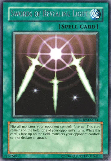 Duelist League Promo, Normal Spell, Rare, Spell, Unlimited Swords of Revealing Light (Silver) [DL09-EN013] Rare - Trading Card World