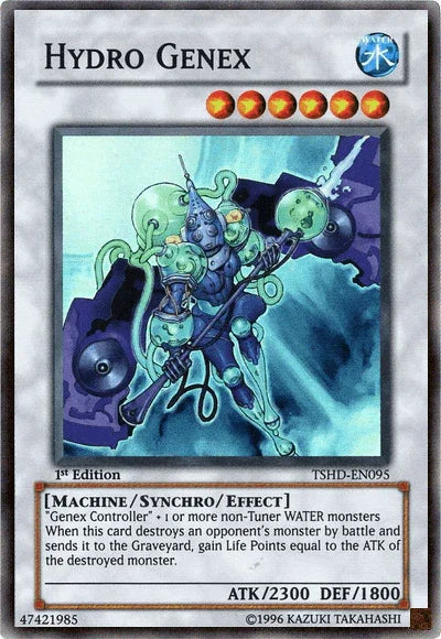1st Edition, Machine, Super Rare, Synchro/Effect Monster, The Shining Darkness, Unlimited, Water Hydro Genex [TSHD-EN095] Super Rare - Trading Card World