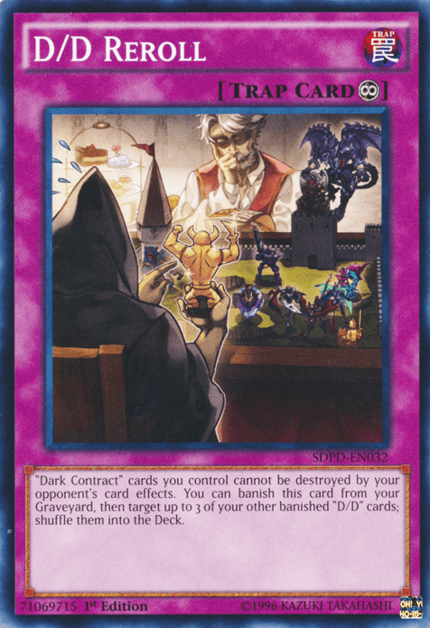 1st Edition, Common, Continuous Spell, Spell, Structure Deck: Pendulum Domination D/D Reroll [SDPD-EN032] Common - Trading Card World
