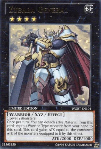 Battle Pack 2: War of the Giants Reinforcements, Earth, Limited, Ultra Rare, Xyz/Effect Monster Zubaba General [WGRT-EN104] Ultra Rare - Trading Card World