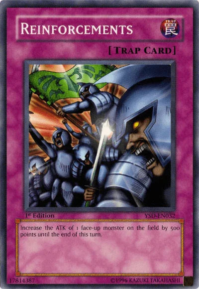 1st Edition, Common, Normal Trap, Starter Deck 2006, Trap, Unlimited Reinforcements [YSD-EN032] Common - Trading Card World