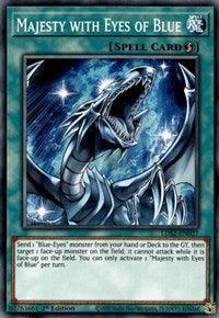 1st Edition, Common, Legendary Duelists: Season 2, Quick-Play Spell, Spell Majesty with Eyes of Blue [LDS2-EN027] Common - Trading Card World