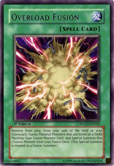 1st Edition, Normal Spell, Power of the Duelist, Rare, Spell, Unlimited Overload Fusion [POTD-EN042] Rare - Trading Card World