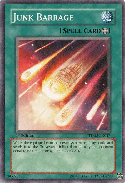 1st Edition, Common, Equip Spell, Spell, The Duelist Genesis, Unlimited Junk Barrage [TDGS-EN047] Common - Trading Card World