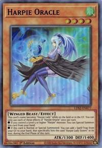 1st Edition, Effect Monster, Legendary Duelists: Season 2, Ultra Rare, Wind, Winged Beast Harpie Oracle (Purple) [LDS2-EN077] Ultra Rare - Trading Card World