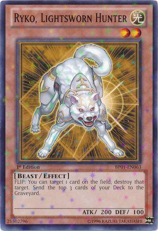 1st Edition, Battle Pack: Epic Dawn, Beast, Effect Monster, Light, Starfoil Rare, Unlimited Ryko, Lightsworn Hunter [BP01-EN063] Starfoil Rare - Trading Card World