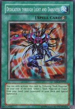 Invasion of Chaos, Quick Play Spell, Spell, Super Rare, Unlimited Dedication Through Light and Darkness [IOC-EN095] Super Rare - Trading Card World