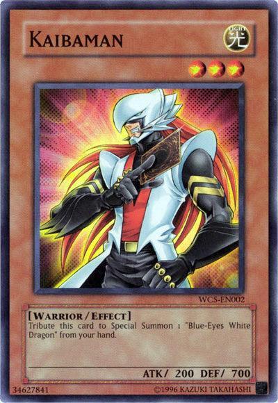 Effect Monster, Light, Limited, Super Rare, Warrior, World Championship 2005: 7 Trials to Glory Kaibaman [WC5-EN002] Super Rare - Trading Card World
