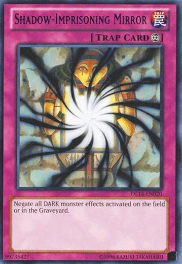 Continuous Trap, Duelist League Promo, Rare, Trap, Unlimited Shadow-Imprisoning Mirror (Purple) [DL14-EN020] Rare - Trading Card World