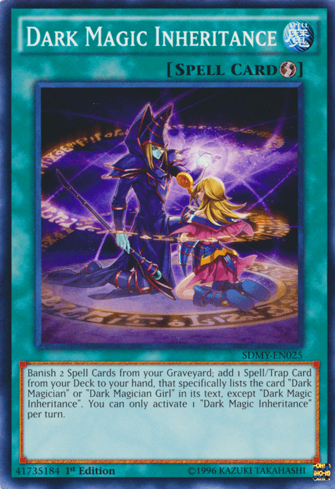 1st Edition, Common, Quick Play Spell, Spell, Structure Deck: Yugi Muto Dark Magic Inheritance [SDMY-EN025] Common - Trading Card World