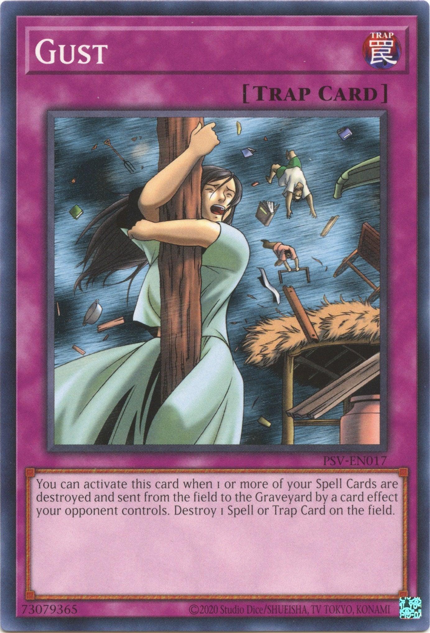 Common, Normal Trap, Pharaoh's Servant (25th Anniversary Edition), Trap, Unlimited Gust (25th Anniversary) [PSV-EN017] Common - Trading Card World