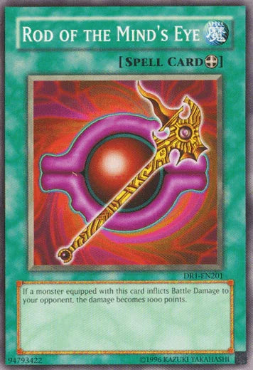 Common, Dark Revelation Volume 1, Equip Spell, Spell, Unlimited Rod of the Mind's Eye [DR1-EN201] Common - Trading Card World