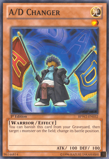 1st Edition, Battle Pack 2: War of the Giants - Round 2, Common, Effect Monster, Light, Warrior A/D Changer [BPW2-EN032] Common - Trading Card World