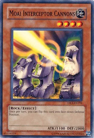 Common, Dark Revelation Volume 3, Earth, Effect Monster, Rock, Unlimited Moai Interceptor Cannons [DR3-EN194] Common - Trading Card World