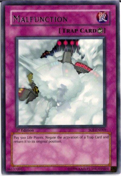 1st Edition, Counter Trap, Rare, Shadow of Infinity, Trap, Unlimited Malfunction [SOI-EN060] Rare - Trading Card World