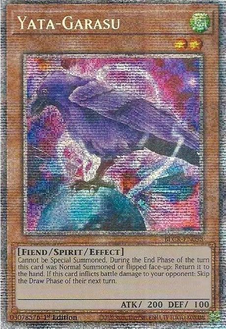 1st Edition, Battles of Legend: Crystal Revenge, Fiend, Spirit Monster, Starlight Rare, Wind Yata-Garasu [BLCR-EN098] Starlight Rare - Trading Card World