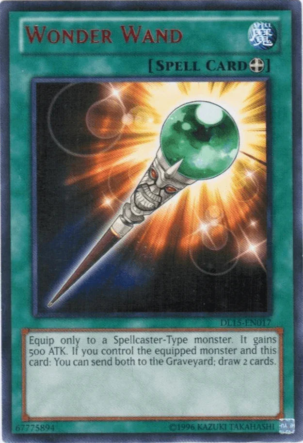 Duelist League Promo, Equip Spell, Rare, Spell, Unlimited Wonder Wand (Red) [DL15-EN017] Rare - Trading Card World
