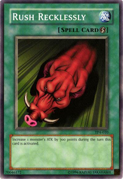 Common, Quick Play Spell, Spell, Tournament Pack 4, Unlimited Rush Recklessly [TP4-010] Common - Trading Card World