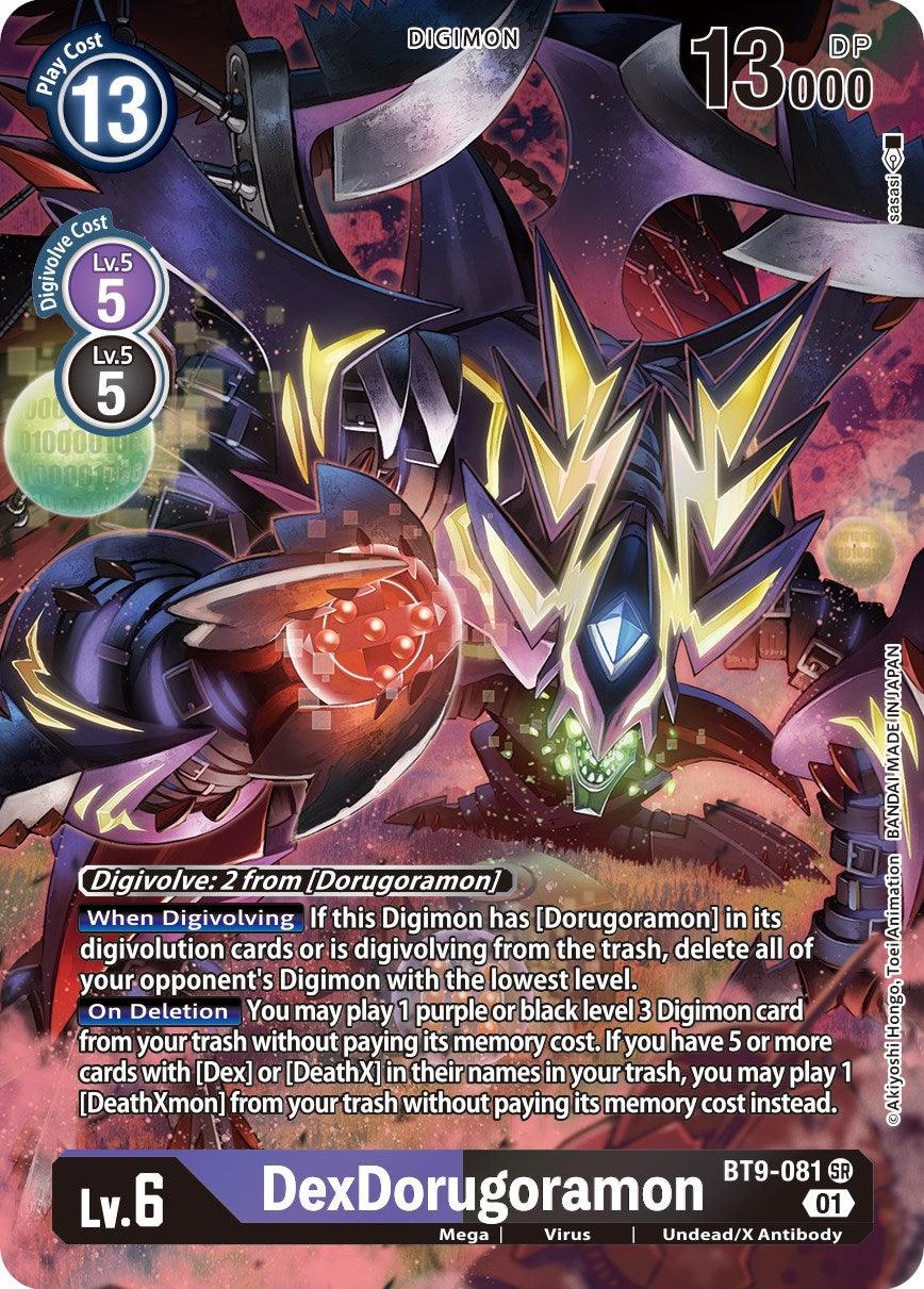 BT9-081, Digimon, Mega, Purple/Black, Super Rare, Undead/X Antibody, Virus, X Record DexDorugoramon [BT9-081] (Alternate Art) [X Record] - Trading Card World